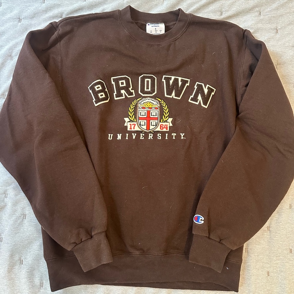 Brown University Champion Crewneck Sweatshirt  Classic Collegiate Style